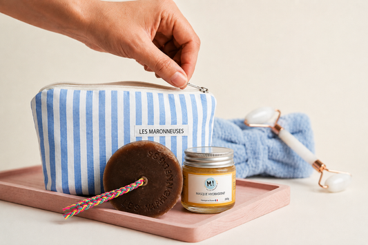 COFFRET RENTREE MINI MASQUE & SAVON : EPONGE & TROUSSE