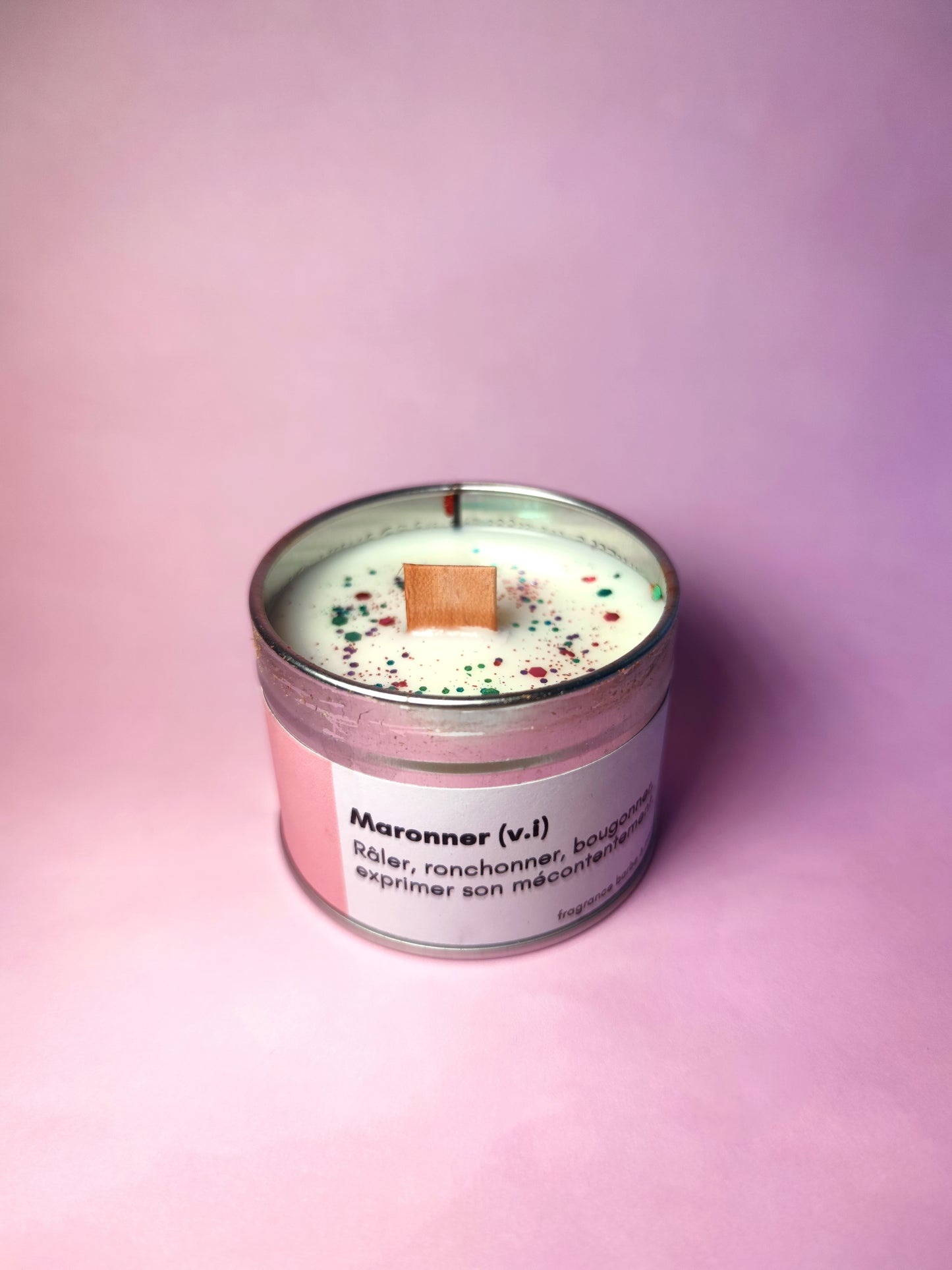 BOUGIE MARONNER - PARFUMÉE BARBE A PAPA - 90g