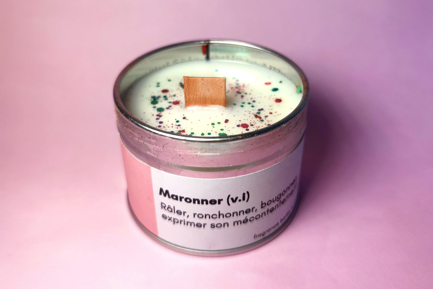 BOUGIE MARONNER - PARFUMÉE BARBE A PAPA - 90g