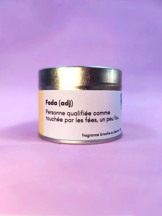 BOUGIE FADA - PARFUMÉE BRIOCHE AU BEURRE - 90g