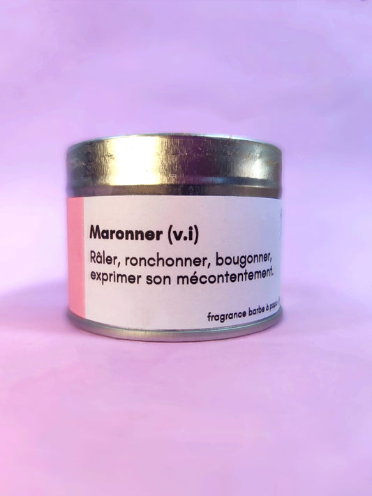 Bougie Maronner - parfumée barbe à papa - 90g