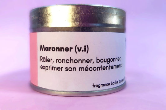 BOUGIE MARONNER - PARFUMÉE BARBE A PAPA - 90g
