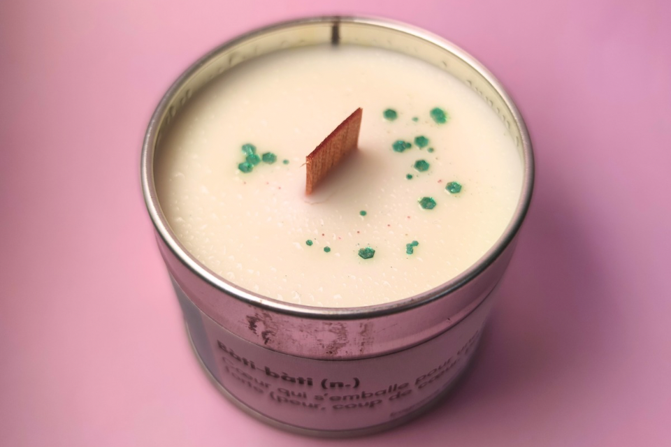 BOUGIE BATI-BATI - PARFUMÉE SUCRE D'ORGE - 90g