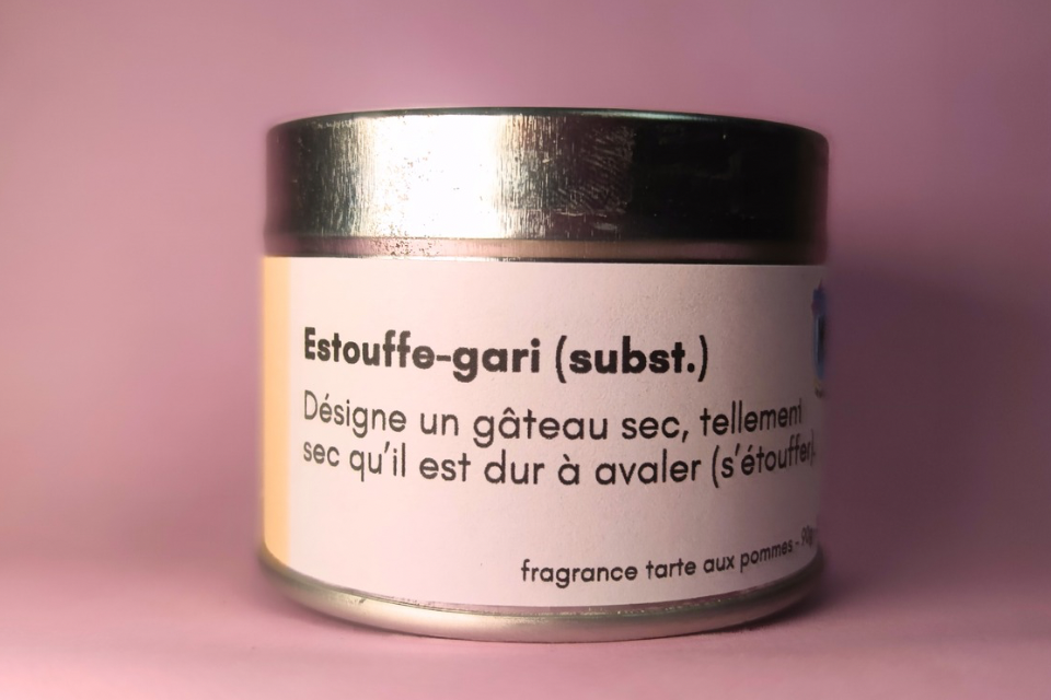 BOUGIE ESTOUFFE-GARI - PARFUMÉE TARTE AUX POMMES - 90g