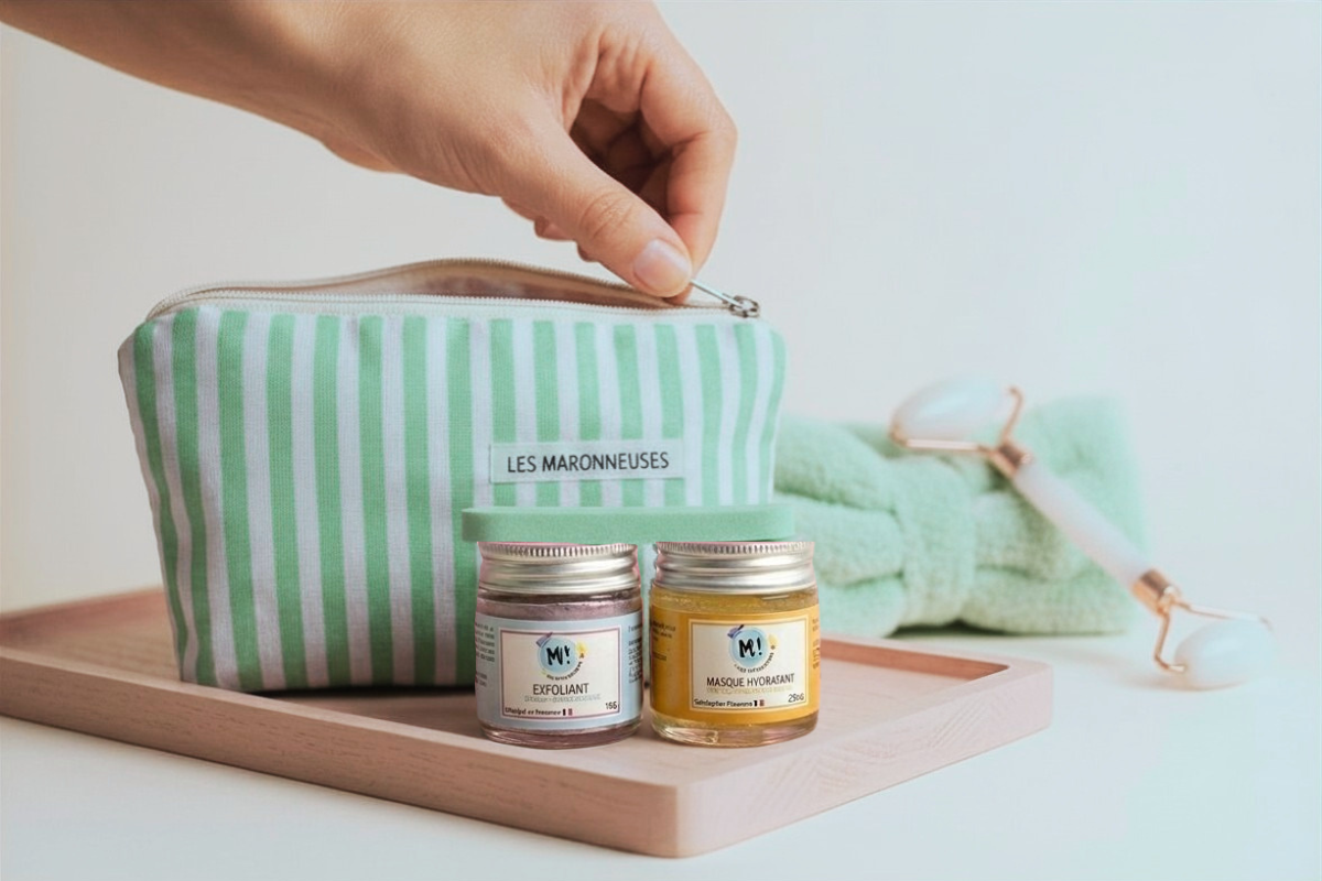 COFFRET RENTRÉE : DUO MASQUE & EXFOLIANT - ÉPONGE & TROUSSE