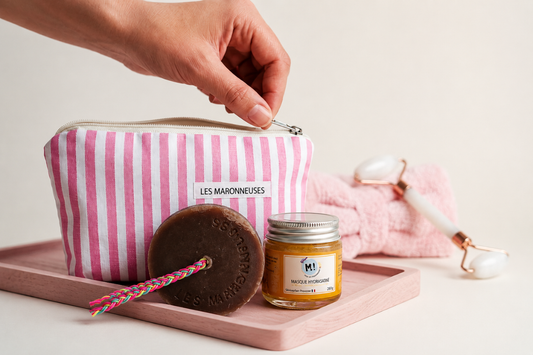 COFFRET RENTREE MINI MASQUE & SAVON : EPONGE & TROUSSE