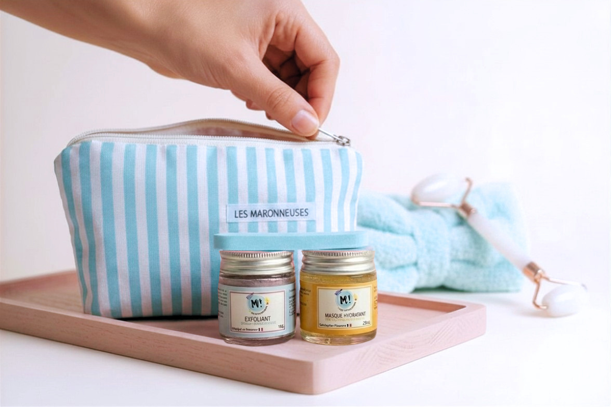 COFFRET RENTRÉE : DUO MASQUE & EXFOLIANT - ÉPONGE & TROUSSE