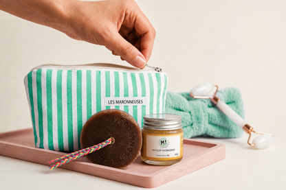 COFFRET RENTREE MINI MASQUE & SAVON : EPONGE & TROUSSE