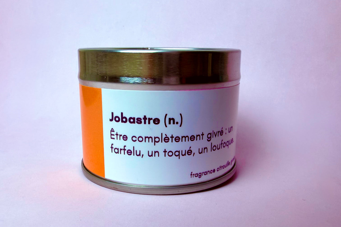 BOUGIE JOBASTRE - PARFUMÉE CITROUILLE GIVRÉE - 90g