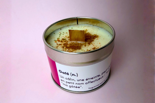 BOUGIE Gâté - PARFUMÉE PAIN AU CHOCOLAT - 90g