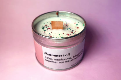BOUGIE MARONNER - PARFUMÉE BARBE A PAPA - 90g
