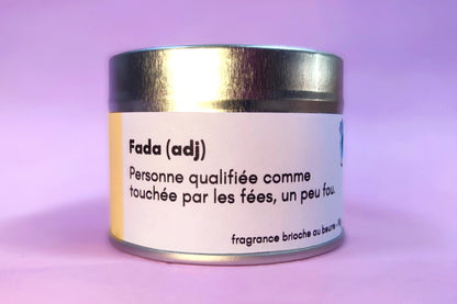 BOUGIE FADA - PARFUMÉE BRIOCHE AU BEURRE - 90g