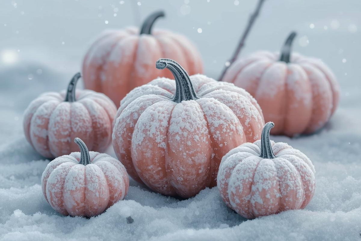 BOUGIE JOBASTRE - PARFUMÉE CITROUILLE GIVRÉE - 90g