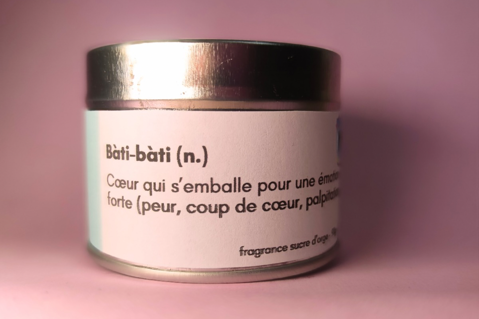 BOUGIE BATI-BATI - PARFUMÉE SUCRE D'ORGE - 90g