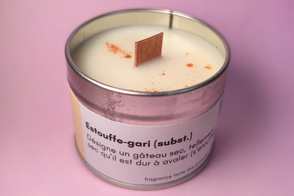 BOUGIE ESTOUFFE-GARI - PARFUMÉE TARTE AUX POMMES - 90g
